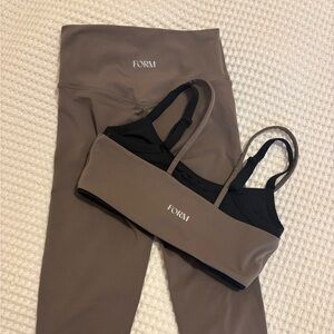 FORM layered bra and leggings